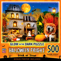 32270 - Trick or Treat 500Pc Glow Puzzle