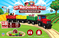 42317 - Old MacDonald's Farm 18Pc Tractor Train Play Set