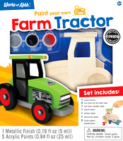 21901 - Farm Tractor Wood Paint Kit