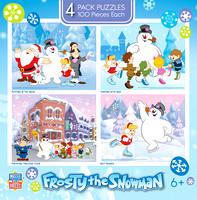 12325 – Frosty the Snowman 4-Pack 100Pc Puzzles