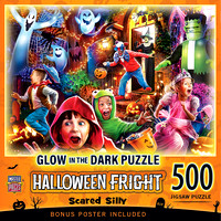32370 - Scared Silly 500pc Glow Puzzle