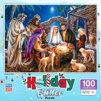 12247 - Christ is Born Glitter 100
