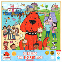 12129 - Clifford Wood Puzzle 48pc