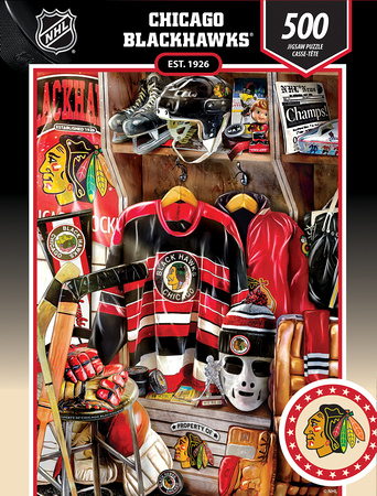 CBL1090 - Blackhawks 500 PC Locker Room Puzzle