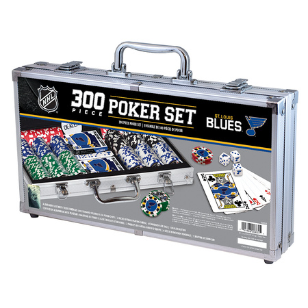 SLB3153 - Blues 300 PC Poker Set with Case