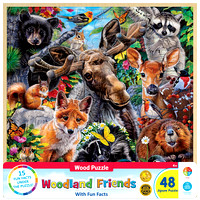 12335 - Woodland Friends 48 PC Wood Puzzle