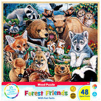 20716 - Forest Friends 48 PC Wood Puzzle