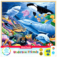 12125 - Undersea Friends 48 PC Wood Puzzle