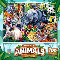 12019 - Safari Friends 100 PC Puzzle