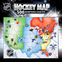 NHL1001 - NHL USA Hockey Map 500Pc Puzzle