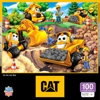 12490 - CAT On The Job Side 100pc Puzzle