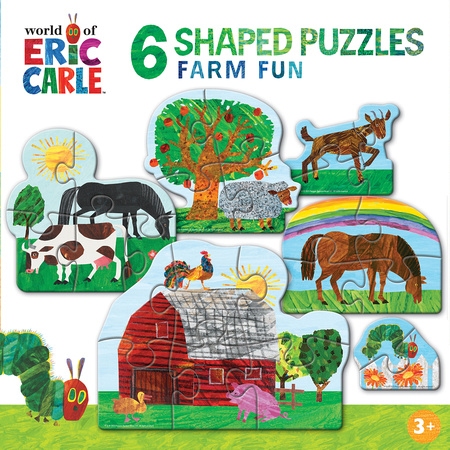 12405 - Farm Fun 6-Pack Shaped Puzzles