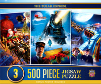 32441 - The Polar Express 3-Pack 500pc Puzzles