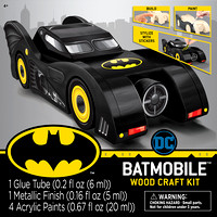 21821 - Batmobile Buildable Wood Craft Kit