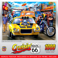 72279 - Cruisin/Route 66 Main Street Muscle 1000 PC Puzzle