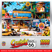 72280 - Cruisin/Route 66 Trading Post on Rte 66 1000 PC Puzzle