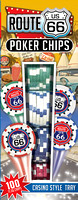 42237 - Route 66 Poker Chips 100Pc