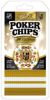 VGK3130 - Golden Knights Poker Chips - 20 Piece