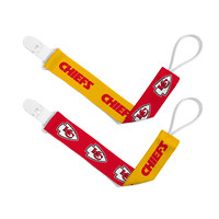 KCC2010 - Chiefs 2-Pack Pacifier Clips