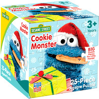 12366 - Cookie Monster Holiday 25pc Squzzle