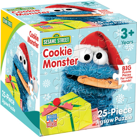 12366 - Cookie Monster Holiday 25pc Squzzle