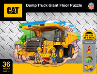 11735 - CAT Dump Truck 36Pc Floor Puzzle