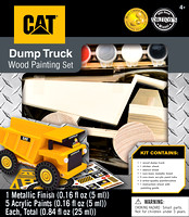 21717 - CAT Dump Truck Wood Paint Kit