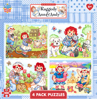 11939 - Raggedy Ann 4-Pack 100 PC Puzzle