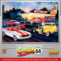 71765 - Cruisin/Route 66 Dogs & Burgers 1000 PC Puzzle