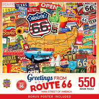 32024 - Greetings From Route 66 550 PC Puzzle