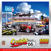 72078 - Cruisin/Route 66 Bomber Command Café 1000 Pc Puzzle