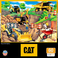 11846 - CAT Day at the Quarry, 60Pc Puzzle
