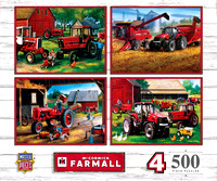 41402 - Farmall 4-Pack 500Pc Puzzles