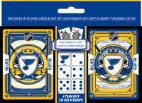 SLB3230 - Blues 2-Pack Playing Cards w/Dice Set