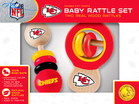 KCC2070 - Chiefs Wood Rattle Set