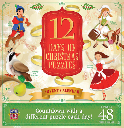 12258 - 12 Days of Christmas Puzzles Advent Calendar