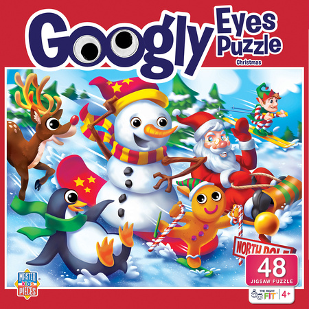 12105.01 - Christmas Googly Eyes 48Pc Puzzle