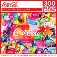 32342 - Coca-Cola Sign of Good Taste 300EZ Grip Puzzle